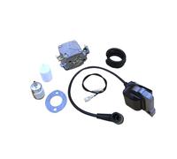 Clynex Kit Linea Filtro Carburante Bobina di accensione carburatore Pezzi Ricambio for Motosega, for Husqvarna, 268 272 272XP 61 266 Ricambi per Tosaerba