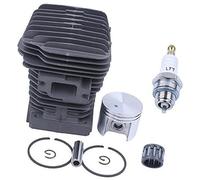 Clynex Kit motore con candela di accensione e cuscinetto a pistone placcato in Nikasil, for STIHL, 023 025 MS230 MS250, parti del della motosega Candela per tosaerba