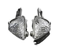 Clynex Lente del Segnale indicatore di direzione Trasparente Posteriore for Moto, for Suzuki, GSXR600 GSX-R750 2008-2010 2009 Spia Luminosa per Moto(White)