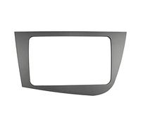 Clynex LHD Radio Fascia Doppio Din Unità principale Pannello stereo Montaggio su cruscotto Navigazione GPS Installazione DVD Trim Cornice frontale, for Seat Leon Rivestimento cruscotto autoradio