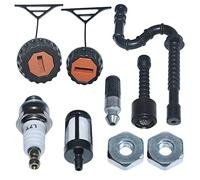 Clynex Linea tappo carburante olio con kit dado candela filtro, for STIHL, 021 034 038 025 020 020T 023 024 Motosega Sostituisci 0000-350-0510 Tubo carburante per motosega