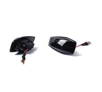 Clynex Luce di segnale svolta a LED sequenziale dinamica for parafango, for Hyundai, I10, for Elantra, XD Getz XG Tucson Terracan Coupe Matrix Indicatore di direzione(Dynamic Smoked)