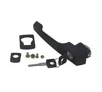 Clynex Maniglia for porta sinistra destra con chiavi a cilindro serratura, for, CLASSE G W460 W461 W463 T1 VARIO 6707600159 Blocco interruttore di accensione(BLACK 1pc Handle)