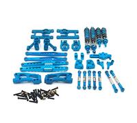 Clynex Metallo C, for sedile, set di adattatori for ammortizzatori for calotta dello sterzo Parti di automobili RC, for WLtoys, 1/12 12427 12428 Ammortizzatore per auto RC(Blue)