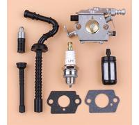 Clynex MS250 MS230 MS210 Carburatore Carb Olio combustibile Tubo flessibile Filtro candela, for STIHL, 025 023 021 Parti motosega, for Walbro, Tipo Tubo carburante per motosega