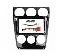 Clynex Pannello stereo for radio da 9 pollici, kit di rimontaggio for cruscotto, cornice for telaio, for Mazda, 6 2004-2016 Rivestimento cruscotto autoradio(Frame with wire)