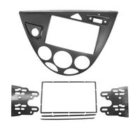 Clynex Pannello surround for installazione autoradio doppio Din, for Ford, Focus, MK1/Fiesta LHD Kit di montaggio for cruscotto con piastra for rivestimento interno Rivestimento cruscotto autoradio