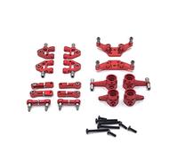 Clynex Parti di aggiornamento in metallo Kit di modifica di aggiornamento for auto con telecomando, for WLtoys, K969 K979 K989 K999 P929 Ammortizzatore per auto RC(Rot)