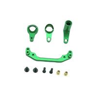 Clynex Parti in metallo 104001 Parti metalliche Gruppo sterzo 1/10 104001 Parti di automobili telecomandate Ammortizzatore per auto RC(Green)