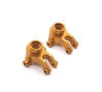 Clynex Pezzi di ricambio for auto Aggiornamento e modifica in metallo Un paio di coppe sterzo Puzzle for giovani Hobby, for SUBO 1/12 BG1513 BG1518 RC Ammortizzatore per auto RC(Gold)