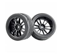 Clynex Pneumatici con Impugnatura Set di Ruote for Pneumatici, for HSP, for HPI, Auto da Corsa su Strada 1/10 1.10 Pneumatici per Auto RC(6031H-6087)