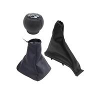 Clynex Pomello del cambio, cuffia del cambio, copertura del bagagliaio, for Opel, Astra F 1991-1998 Car Styling freno a mano Pomello del cambio(BLACK 3Pcs)