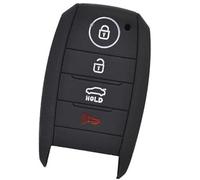 Clynex Portachiavi for auto a 4 pulsanti, for Kia, for Sorento, Optima Forte Koup Soul Niro Custodia protettiva for telecomando in silicone Custodia per chiave auto