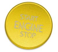 Clynex Pulsante di avvio del motore Anello di arresto Decorazione Custodia for accessori interni, for Volkswagen, Copertura for rivestimento auto CC Phideon Copertura del pulsante Start Stop