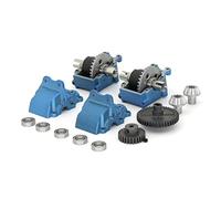 Clynex RC Metallo Superiore Inferiore Scatola del Cambio Differenziale, for WLtoys, 144001 1/14 RC Auto Buggy Parti di Aggiornamento Ammortizzatore per auto RC(Metal case)