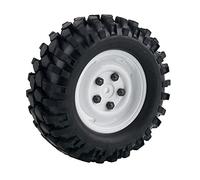 Clynex Ruota 1.9 Pollici Pneumatico da Arrampicata, for HSP, 1.10, for Jeep, Wrangler SCX10 D90 Pneumatici per Auto RC(Rim51W-7006)