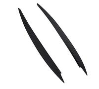 Clynex Sopracciglia Copertura Trim Adesivo accattivante Palpebra del faro, for Golf 7 MK7 VII GTI GTD R 2013-2018 Pellicola per fari(Schwarz)
