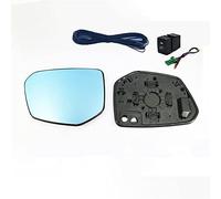 Clynex Specchietto retrovisore laterale con lente in vetro blu, for Civic, 2016 2017 2018 2019 2020 FC1 FC7, visione grandangolare, antiriflesso Vetro specchietto laterale(B heated)