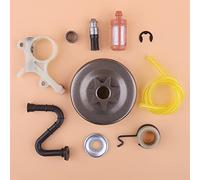 Clynex Tamburo pignone frizione 325" 7T, for STIHL, MS271 MS291 MS 271 291 Kit clip rondella filtro olio carburante pompa ingranaggio a vite senza fine Sostituzione dell'ingranaggio della pompa