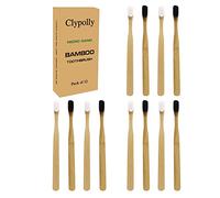 Clypolly 20000 micro setole nano in bambù spazzolino per gengive sensibili, setole ultra morbide per adulti, senza sanguinamento, nessun danno, confezione da 12