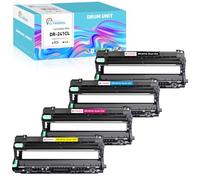 Clywenss DR-241CL - Tamburo compatibile con Brother DR241CL DR241 D241 per DCP-9015CDW 9020CDW 9022CDW HL-3140CW 3142CW 3150CDN 3150CDW 3170CDW MFC-9130CDN 9140CDN 9330CDW 9340CDW CDW, confezione da 4