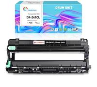 Clywenss DR-241CL - Tamburo compatibile con Brother DR241CL DR241 D241 per DCP-9015CDW 9020CDW 9022CDW HL-3140CW 3142CW 3150CDN 3150CDW 3170CDW MFC-9130CDN 9140CDN 9330CDW 9340CDW CDW, 1-nero