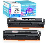 Clywenss Toner compatibile 410A con cartucce toner HP CF410A 410X, 2, nero | Per HP Color LaserJet Pro MFP M477fnw M477fdn M477fdw M452dn M452nw M377dw M477 M452 M377 per CF410X, 2300 pagine per toner