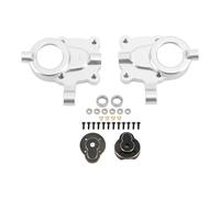 CLZothique Set di pesi per l’assale anteriore RC, contrappeso per il dello sterzo in lega di rame e alluminio per auto RC HOBBYPLUS 1/18 4WD CP18P con alloggiamento del differenziale a (Argento)