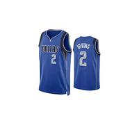 CLZWFZ Maglia da Basket, Maglia da Basket Adulto, Tuta Senza Maniche da Basket, Abbigliamento Sportivo da Basket, T-Shirt Gilet, Felpa Giovanile, Maglia da Basket Multi-Size,# 2 Dark Blue,XL