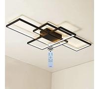 cm Camera Letto LED da 55 W Luci Moderna Decorazione Lampada del Creative Quadrata lampadario Dimmabile Fimmeble Apparecchiatura Remoto Lampade a soffitto