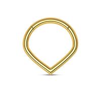 CM Crareesi Mania Anello per setto a Forma di V Orecchini per cartilagine Orecchino elica a Goccia 16G 316L Anelli per Naso in Acciaio Inox cartilagine Daith Helix Rook Conch Piercing Gioielli
