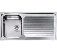 CM Lavello Cucina 1 Vasca con Gocciolatoio DX in Acciaio Inox 101x 50 cm - 011045.S1.01.2016
