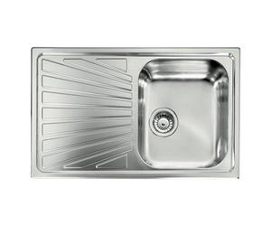 CM Lavello 1 vasca (79x50cm) COMETA Inox Satinato 011441DCSSX