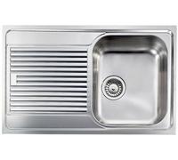 CM Lavello Acciaio 3" 79 x 50 1 Vasca A Destra FILOSLIM 011201.D1.01.2018