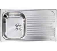 CM Lavello Acciaio Inox 86 x 50 cm 1 Vasca A Sinistra ATLANTIC 010543.S1.01.2016