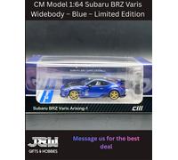 CM Model Subaru BRZ Varis Widebody Personalizzato Bianco W/ Extra Ruote Set 1 /