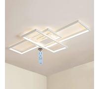 cm per Camera Letto a LED da 55 W Luci Moderna Decorazione Soggiorno Lampada del soffitto Creativo Quadrato lampadario Dimmabile Fimmeble Deco