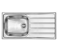 CM UNIVERSAL 015446.S1.01.2016 Lavello Acciaio 100 x 50 cm 1 Vasca A Sinistra
