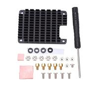 CM4 Aluminum Alloy Heat Sink | Efficient Cooling for Single - Board Computer Compute Module 4 | Pre - Drilled Holes with Installation Tool Kit | Oxidation Inhibiting & Mitigating