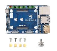 CM5 Base Board for Raspberry Pi Compute Module 5, Mini Base Board B with EEPROM & Encryption Chip, GPIO Header, USB HDMI Adapter, for CM5 Lite/eMMC