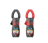 CM80 Pinza amperometrica multifunzione 500A AC Auto Range Voltmetro Tester di resistenza con torcia elettrica Nero Dimensioni compatte Portatile Materiale ABS (Rossa)