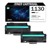 CMADJT Cartucce di toner 1130 330-9523 (con chip) per stampanti Sharp compatibili con stampante laser Dell 1130 1130N 1133 1135N, accessori per stampanti, 2500 pagine,Black-2PCS