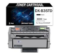 CMADJT Cartucce di toner DX-B35TD (senza chip) per stampanti Sharp compatibili con stampante laser Sharp DX-B352P, accessori per stampanti, possono aggiungere inchiostro,1PACK-3000Page