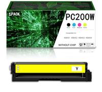 CMADJT Cartucce toner compatibili per Ricoh PC200W, confezione da 4, adatte per stampante Ricoh MC240FW serie PC200W, inchiostro ad alta capacità (senza chip),Y-4500Page