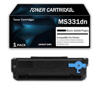 CMADJT Cartuccia di Toner Compatibile di Ricambio per MS331dn Toner Nero ad Alta capacità per Stampante Lexmark MS331dn MS431dn MS431dw MX331adn MX431adn MX431adw MS439dn MX432adwe,Black-20000Page