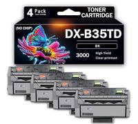 CMADJT Cartuccia toner compatibile modello DX-B35TD 6000 pagine di ricambio per stampanti Sharp DX-B352P, macchina multifunzione, stampa ad alta definizione,4PACK-3000Page
