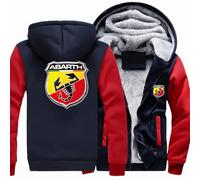 CMADJT Uomo Felpe con Cappuccio Felpa per ABA-RTH Uomo Giacca con Pile Classico Cotone con Cappuccio Pullover Full Zip Caldo Cappotto Invernale Manica Lunga Felpa con Cappuccio con Tasche