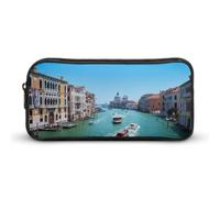Cmagnifico Astuccio per matite, funghi, borsa da viaggio o piccola cassetta degli attrezzi, borsa per trucchi per ragazze, Venezia Italia, 22*12*5cm, Astuccio