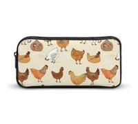 Cmagnifico Astuccio per matite, una nidiata di polli Borsa da cancelleria utilizzata come astuccio per ufficio e scuola, borsa da viaggio d'affari o piccola scatola degli attrezzi, borsa per il trucco