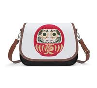 Cmagnifico Borsa a tracolla Fortune Daruma, borsa a tracolla in pelle da donna, da viaggio, lavoro, uso quotidiano